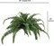 2-Pack – 48" Artificial Boston Ferns with 48 Silk Fronds Each – Lifelike Faux Hanging Plants for Outdoor & Indoor Use – Realistic Greenery for Baskets, Planters & Home Decor